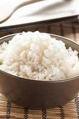 Bowl of Organic White Rice