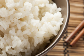 Bowl of Organic White Rice