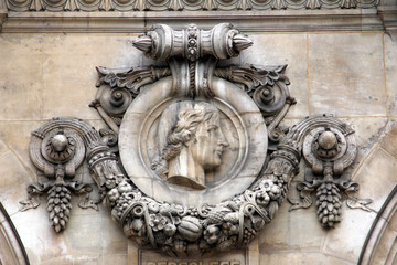 Architectural details of Opera National de Paris: Percolese