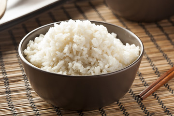 Bowl of Organic White Rice