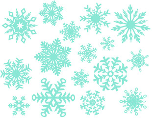 Vector Snowflake Collection