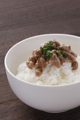 納豆　ご飯