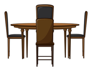 A dinning table