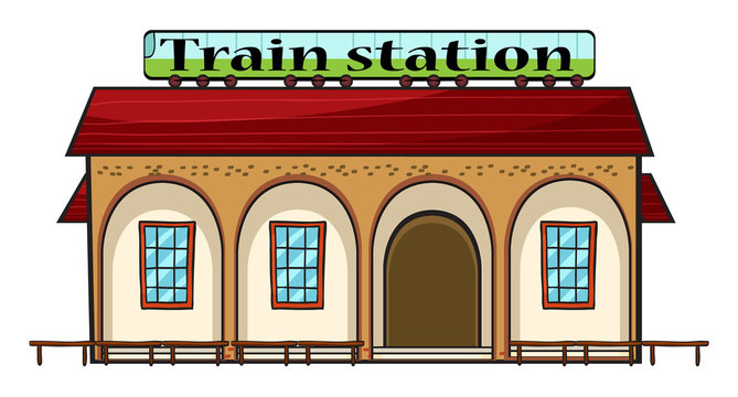 Cartoon Train Station Images – Browse 234 Stock Photos, Vectors, and Video  | Adobe Stock