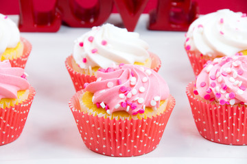 Valentine cupcake