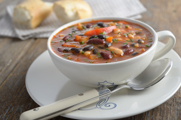 Three bean soup