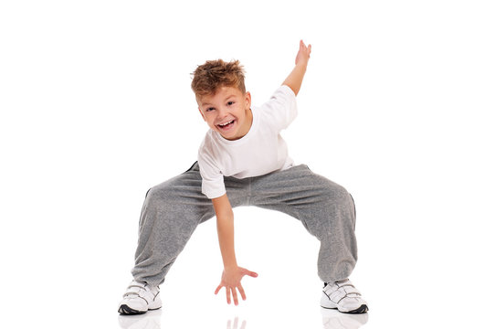 Boy dancing