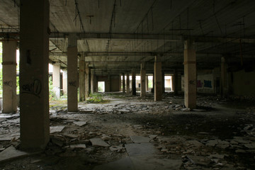 old ruins of the house