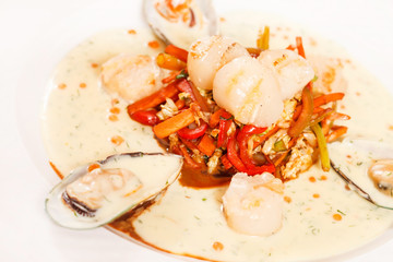 Seafood dish