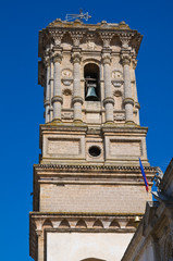 Fototapeta na wymiar Matka Kościół Belltower. Copertino. Apulia. Włochy.