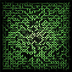 dark green internet technology connection