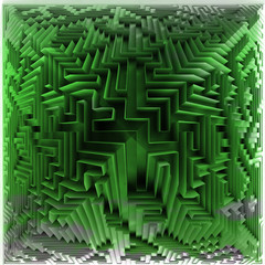find an ecological way in labyrinth