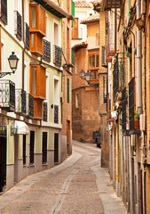 Obraz premium Nice houses in the old town of the city