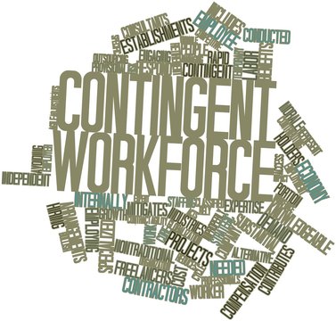 Word cloud for Contingent workforce