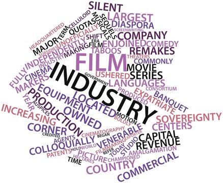 Word cloud for Film industry