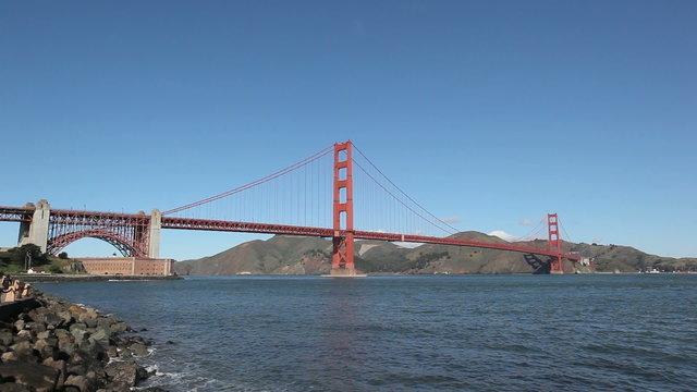 San Francisco Golden Gate Bridge Panorama Shot 