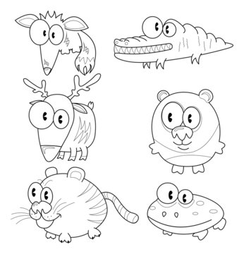 Cartoon animals