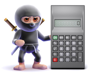 Ninja is calculating © Steve Young