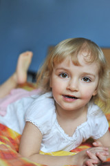 Fototapeta premium Beautiful little girl