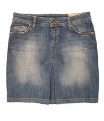 Jean mini skirt