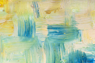 Detail of oil painting.