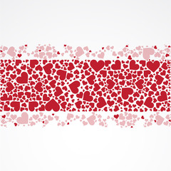 Valentine's day vector background.
