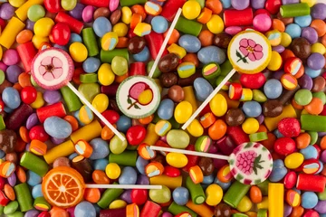 Zelfklevend Fotobehang Snoepjes snoepgoed