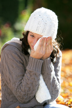 L-Automne mouchoir