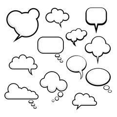 comic speech bubbles
