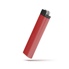 Red  cigarette lighter