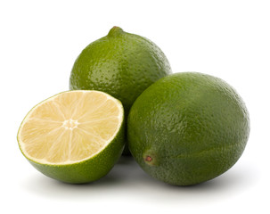 lime isolated on white background