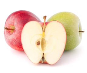 Red and green apple
