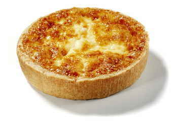 quiche lorraine isolated