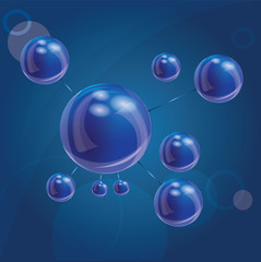 Vector abstract website template design