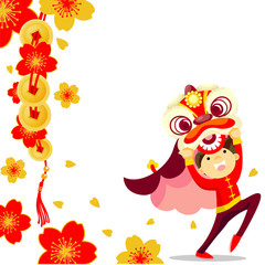 Obraz na płótnie Canvas Chiński Nowy Rok uroczystości