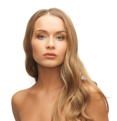 Fototapeta premium beautiful woman with long hair