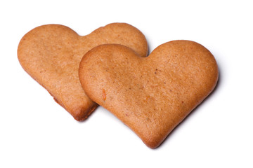 heart-shaped gingerbread