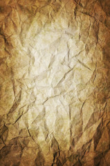 Naklejka premium Old crumpled paper texture or bhackground