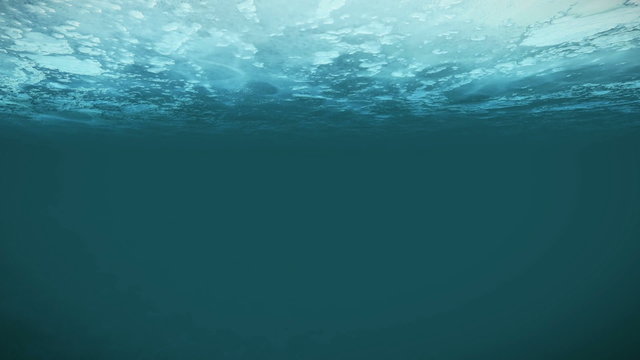 Underwater Frozen Lake
