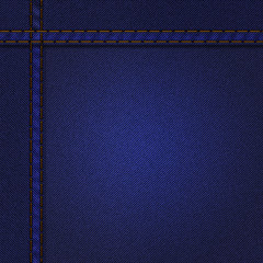 Jeans background. Blue denim. Illustration