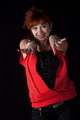 Fototapeta premium portrait of beautiful redhead