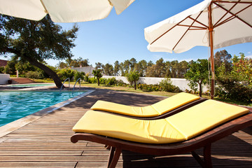 swimming pool terrace