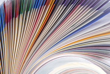 magazine rolled