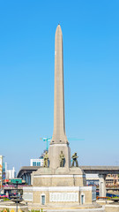 Fototapeta na wymiar The Victory Monument in Bangkok, Thailand.