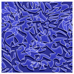 abstract blue lines background vector