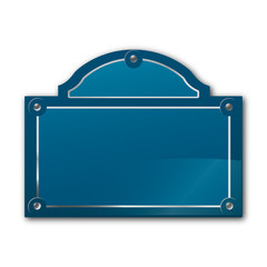 Plaque de rue de luxe