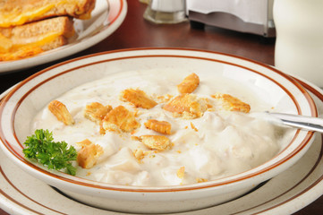 Clam chowder