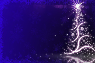 Blue Christmas Background