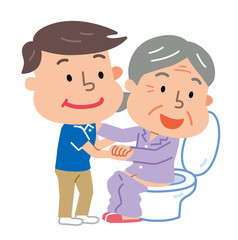 介護　身体介護　排泄介助