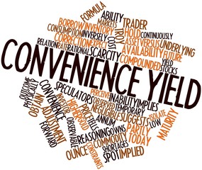 Word cloud for Convenience yield
